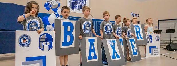 Students, Staff, and Guests Commemorate Baxter Elementary School With Ribbon Cutting