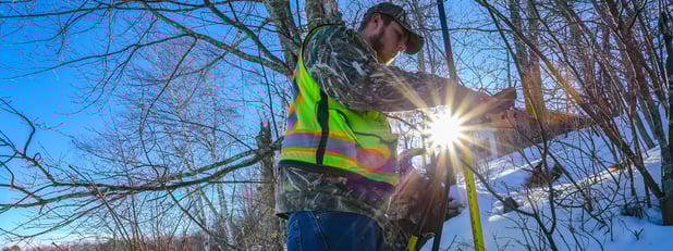 Can You Survey in Winter? You Bet! In Some Ways It's the Best Time of Year.