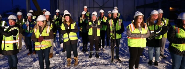 VIDEO: Christmas at the Job Site (Brainerd’s Performing Arts Center, Under Construction)